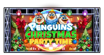 Penguins Christmas Party Time